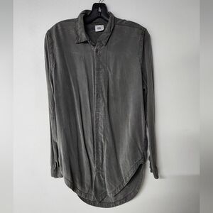 CHAPTER Gray Button-Up Shirt
